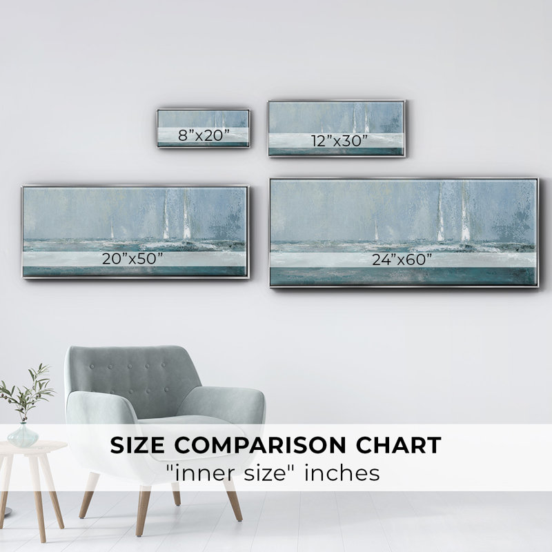 Headed Out- Framed Canvas, 20" H x 50" W