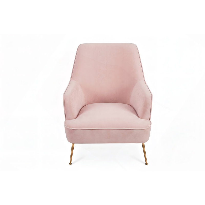 Chaise de loisirs de style moderne, Tissu or