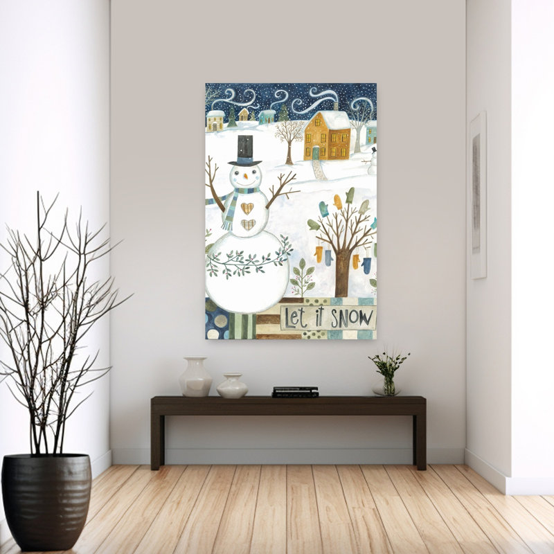Let It Snow Snowman, 60" H x 40" W