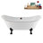 71" Streamline Clawfoot Tub,Tray,Drain and Clawfeet-101628942-102360905