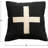 Wool Blend Pillow with Swiss Cross-1993292259