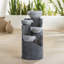 Chaison Outdoor Weather Resistant Floor Fountain with Lights