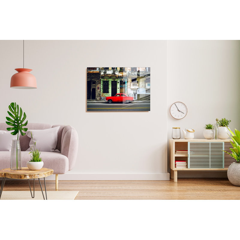 Peinture décorative en verre trempé, H 11,8 po x l 17,7 po