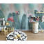 Papier peint amovible texturé Flamingo Banana Leaf-449058692
