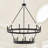 Beck 20-Light Dimmable Wagon Wheel Chandelier-1512851313