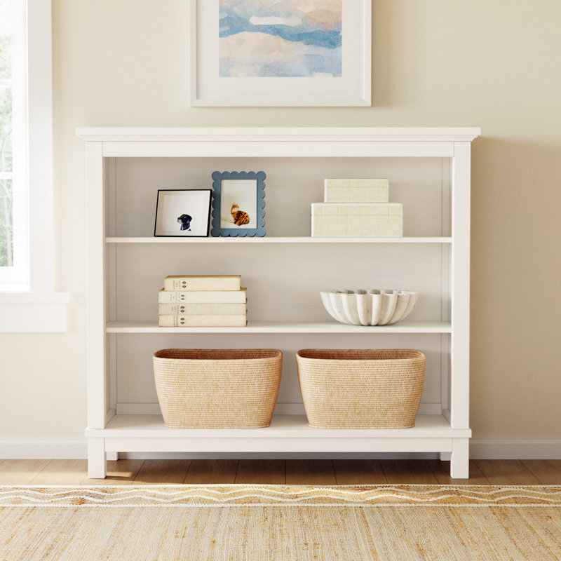 Aceline Bookcase, White Dove