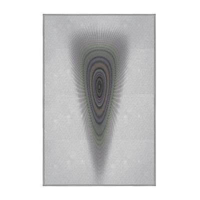 Patterned Grey Area Rug