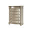 Ensemble de chambre à coucher en similicuir tapissier Stockertown 6 pièces: lit, commode, miroir, 2 tables de chevet, commode-1282159099