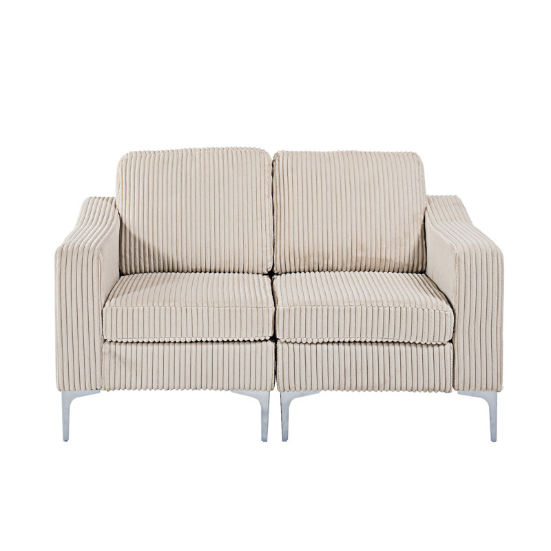 Modular Two-Seater Sofa, Beige