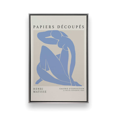 Blue Nude II Matisse, affiche d'art