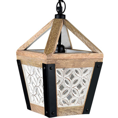Weishaar Wood Farmhouse Pendant LED Chandelier
