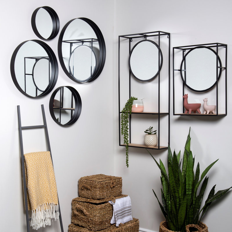 Très grand miroir biseauté Ansi, 19,75 po x 19,75 po