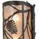 Rustic Lodge 2 - Light Flush Mounted Sconce