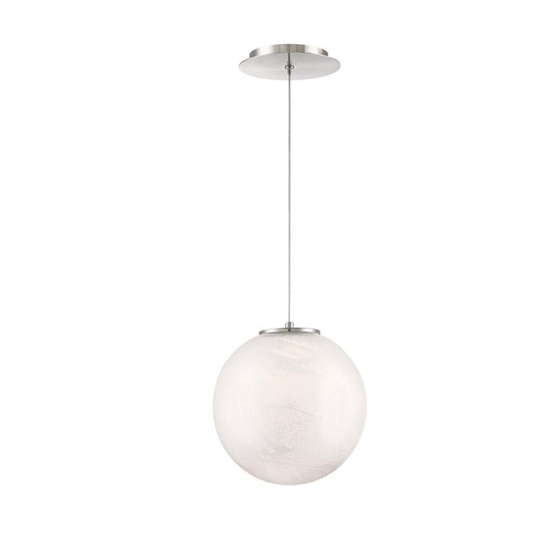 Cosmic 1 - Light Brushed Nickel LED Single Pendant