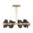 Ardesia 1 - Light Kitchen Island Linear LED Pendant with Slate Accents-114765149