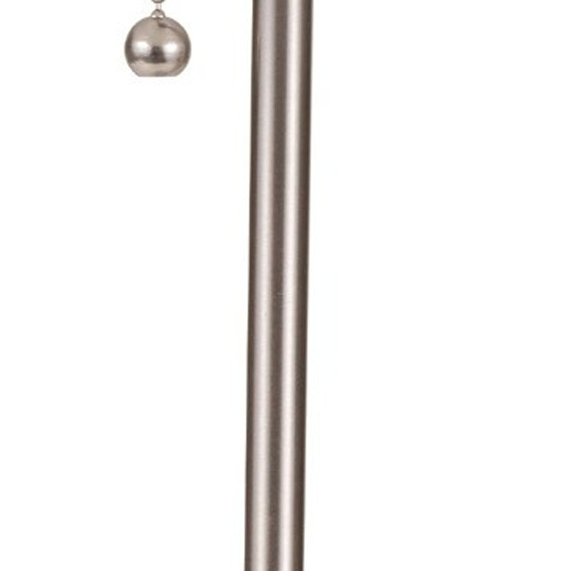 Lampe de table métallique 19,5 po Dante, Blanc, 19.5" H x 9" W x 9" D