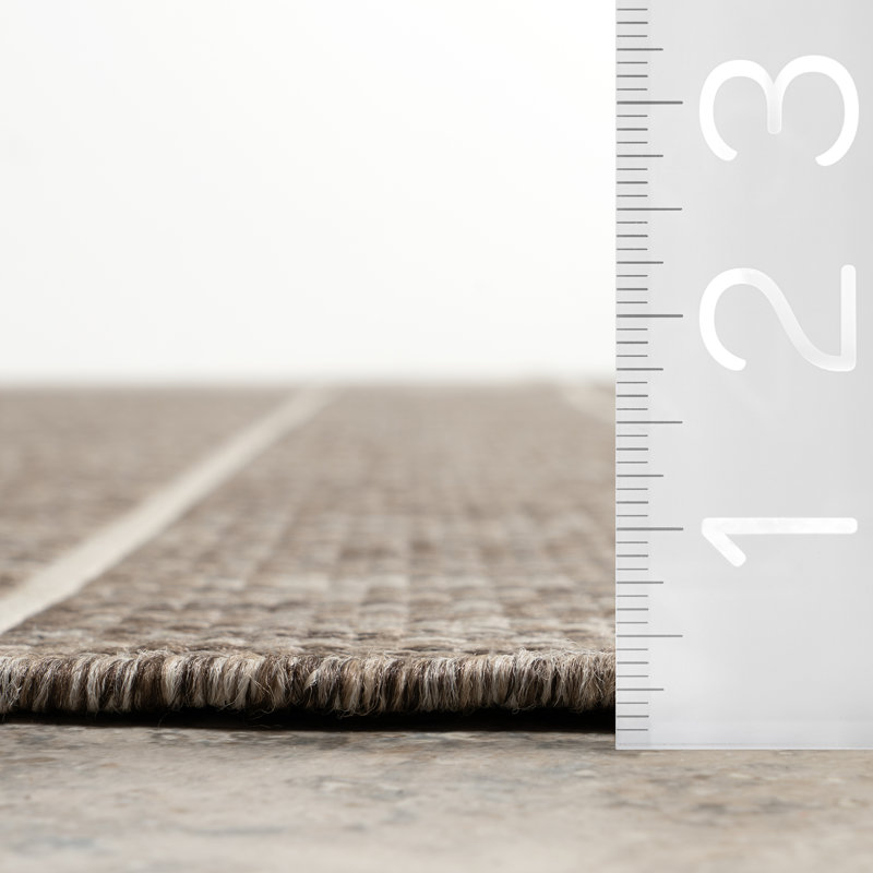 Alaina Indoor/Outdoor Striped Area Rug, Rectangle 8' x 10'