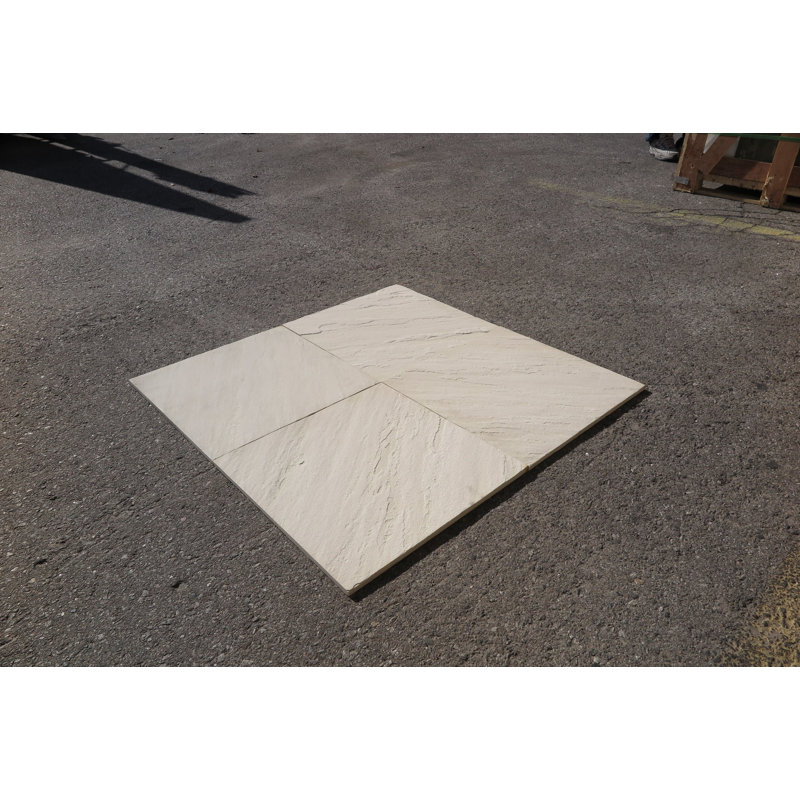 18" x 18" Sandstone Stone Look Floor & Wall Tile