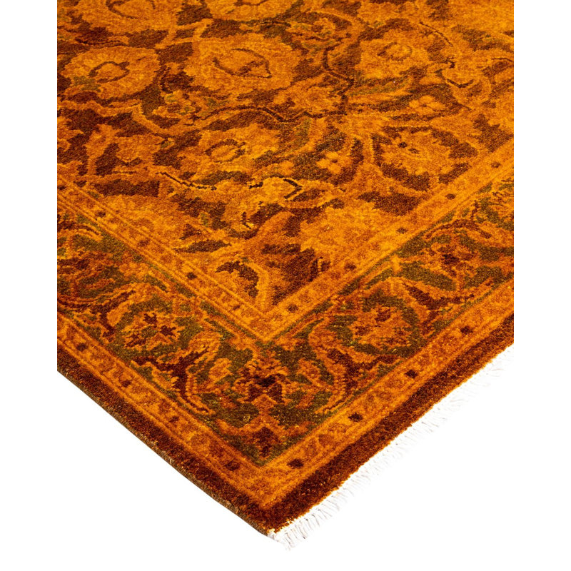 Tapis de couloir unique en laine 2 pi 7 po x 15 pi 10 po Tryton