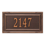 Gardengate Personalized Grande 1-Line Wall Address Plaque