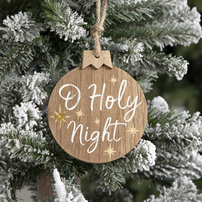 Ornement en forme de noël sainte nuit
