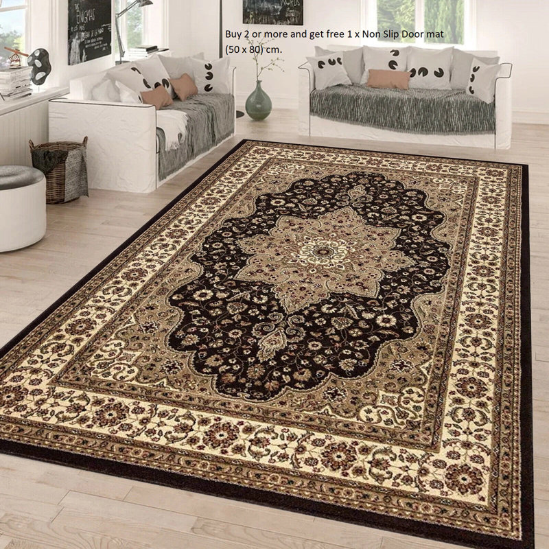 Modern Traditional Floral  Rugs Large Area Rug for Living Room Bedroom Carpet