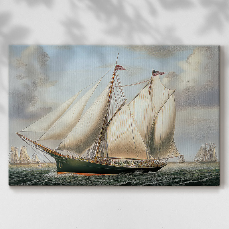 Nautical Series-XCVIII - Cavas enveloppés de galerie, 24 x 36