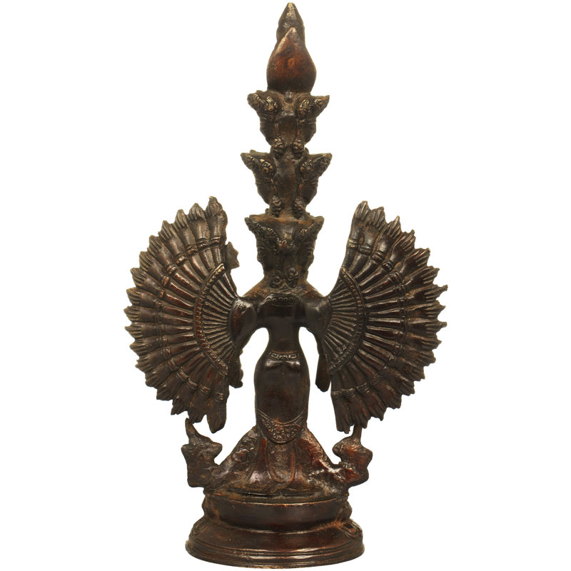 Figurine La souffrance du dieu Avaloiteshvara, Brun