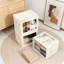 Bacs de rangement empilables avec couvercles et fenêtre transparente - Boîtes de rangement pliables en tissu pour placard, garde-robe et rangement-1768985213-1768985200-1768985190