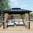 Aoodor Replacement 4-Panel Gazebo Sidewall Curtains-121327733-121327729