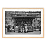 Italian Newspaper Stand - Picture Frame Photograph on Paper