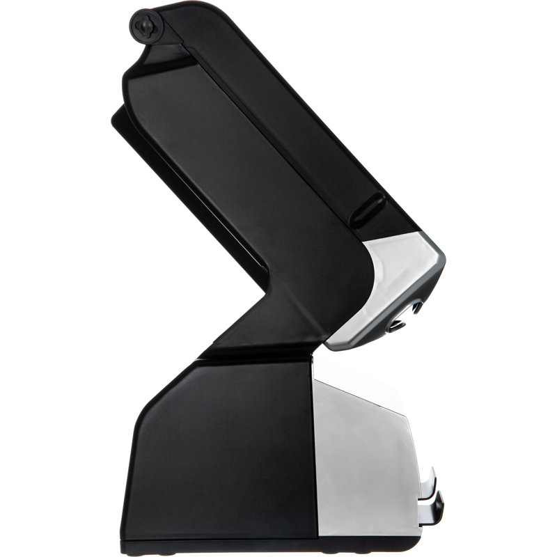 Black and Silver Plastic Modular Napkin and Straw Dispenser