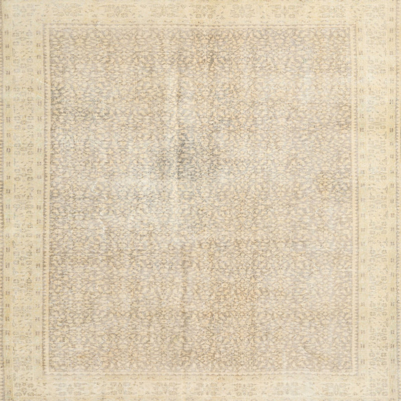 Crème orientale/gris Tapis décoratif Annabell, Carré 5 pi