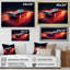 Muscle American Car Neon sur toile-2072536517-2072536516
