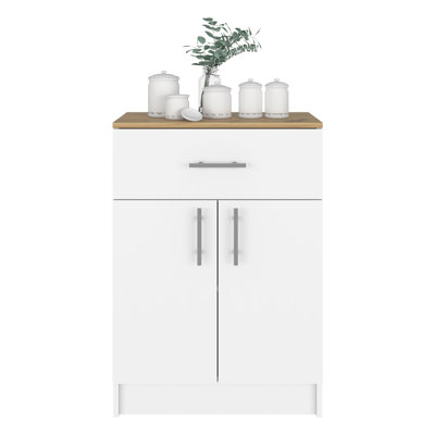 Venango 2 Piece Kitchen Set, Pantry Cabinet +  Wall Cabinet
