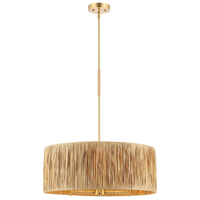 Luminaire suspendu tambour 1 lumière