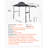 8'x5' BBQ Grill Gazebo Canopy Shelter Tent with Shelf & Awning Double-Tiered Top