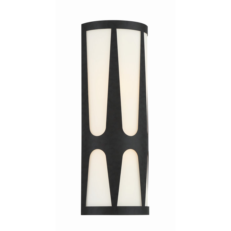 Ashtion Flush Mounted Sconce, Black