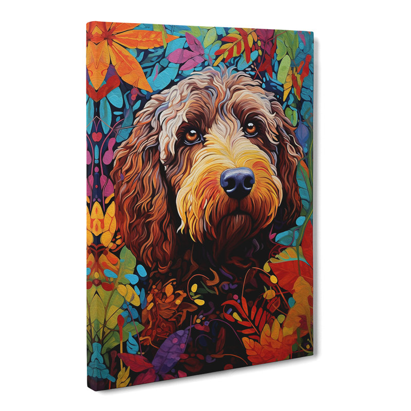 Labradoodle Modern - No Frame Print, 76cm H x 50cm W x 3cm D