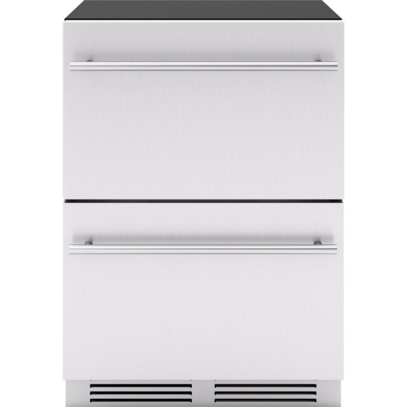 Zephyr Presrv 24" Stainless Steel Built-In Single Zone Refrigerator Drawers