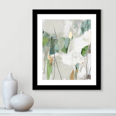 «Enchanted Emerald Collection Enchanted Emerald I» encadré sur papier par Tom Reeves, reproduction