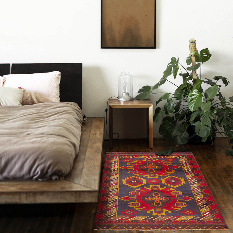 Teimani  Navy Rug 3'6" x 6'8"