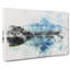 Mount Fuji In Japan Watercolour - Wrapped Canvas Print-56656660