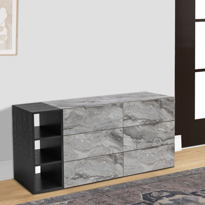 Guinther 6 Drawer 63" W Double Dresser