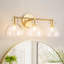 Applique murale pour salle de bain 3 lumières Albern
