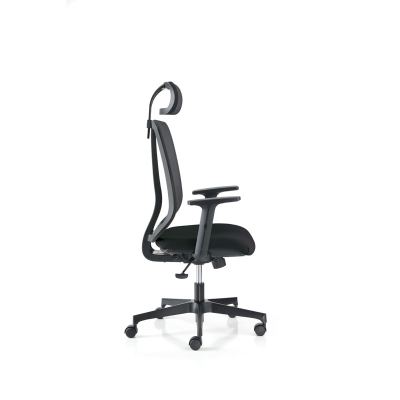 Charlmont Office Chair with Headrest, Black