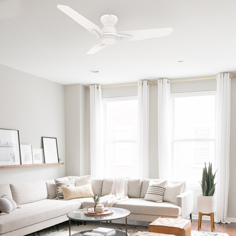 Ventilateur de plafond intelligent avec télécommande, ensemble d'éclairage inclus, fonctionne avec l'assistant Google et Amazon Alexa, raccourci Siri.