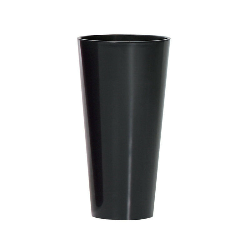 Emmogene Pot Planter, 47.6cm H x 25cm W x 25cm D, Black