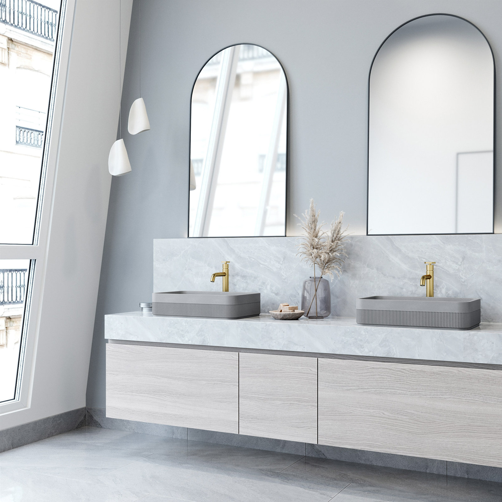 Cypress Rectangular Vessel Bathroom Sink