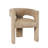 Darlington Modern Three-Leg Upholstered Accent Dining Armchair with Corduroy Fabric - Sand-893342305